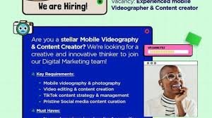 Fidelity Bank Recruitment for Mobile Videographer, Content Creator and Digital Marketer